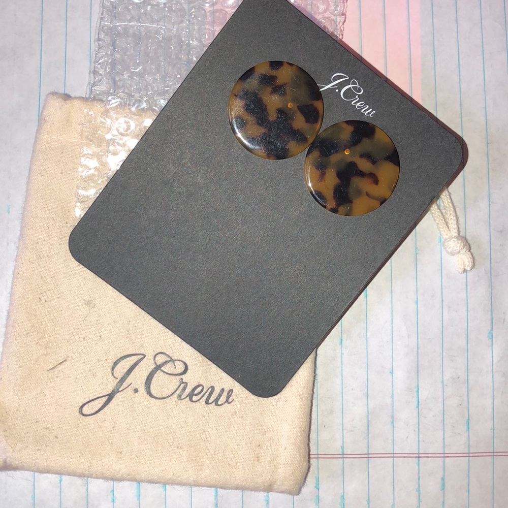 J. Crew Leopard Earrings
